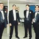 USA TX Dallas 1999MAR20 Wedding CHRISTNER PreWedding 004  The 4 riders of the Apocolypse: Fitzy, Mike, Will and Aaron. : 1999, Americas, Christner - Mike & Rebekah, Dallas, Date, Events, March, Month, North America, Places, Texas, USA, Wedding, Year